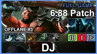 Dj Axe 6.88 | + Abaddon easy Offlane ! |  Full Game