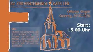 Offenes Singen am 29.03.2020