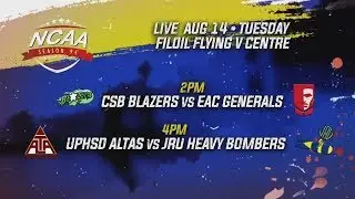 NCAA 94 Men's Basketball: CSB vs. EAC & UPHSD vs. JRU - August 14 | Live on S+A