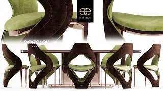 Моделирование кресла elve luxury