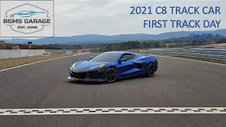 Salvaged Title C8 Track Car First Drive! | BGMSGarage