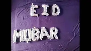 Celebrate Eid with Stunning Silver Foil Balloons! #partydecor #happyeid #fok
