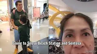 Siloso Beach station Sentosa tour..