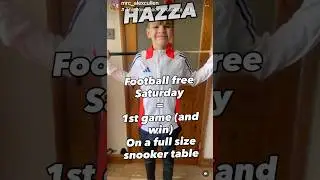 Hazza vs Snooker - a football free Saturday #football #soccer #snooker #hazza