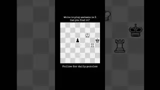 Find the Winning Move ♟️ | Chess Puzzle. #chess #chesspuzzle #trending 🔥🔥