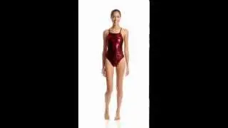 Dolfin Metallics Astro V-2 Back One Piece Swimsuit | SwimOutlet.com
