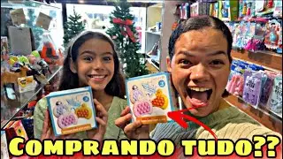 😱COMPREI MAIS POP IT ELETRÔNICO|NOVA ESCOLA DA IZA