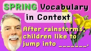 English Spring Vocabulary in Sentences (Pronunciation Practice)