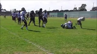 Nicolas Brannon #50 DE/RT Bellflower Buccaneers 2018 Freshman Season