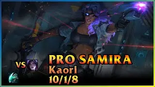 PRO Samira Replay Evil Geniuses [Kaori/Kaor1] | KDA 10/1/8 SUP (EUW)