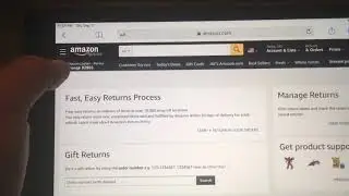 Как отобразить список возвратов на Amazon вместо поиска отдельных заказов. Обновить в описании.