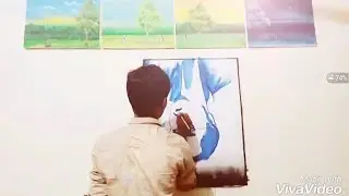 Dr. Bhim Rao AMBEDKAR || painting ||By|| Artist- Pravish rahi