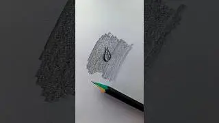 Insanely Realistic Water Drop Drawing Tutorial! #drawing #foryou #art #shorts #easydrawing #awesome