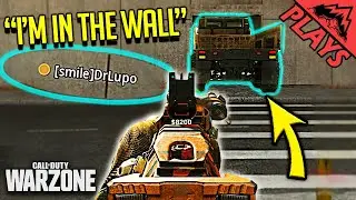 GLITCHED IN THE WALL!! - Warzone Battle Royale W/ DrLupo & Darkness429