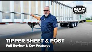 MAC Transfer Trailer | Aluminum Sheet & Post Tipper Walkaround (48&rsquo; Refuse Trailer)