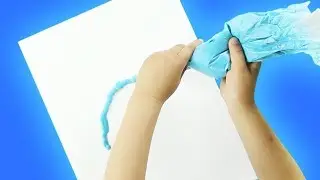 史上最讓爸比心痛的藝術品：刮鬍泡畫