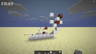 Minecraft Copper-Bulb T-Flip-Flop With Redstone Lamp Display
