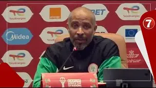 اللقاء الإعلامي لمدرب منتخب نيجيريا بعد الإطاحة بمنتخب مصر واحتلال المركز الثالث