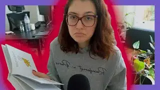 ASMR reading sad animal facts (pen chewing, note taking)