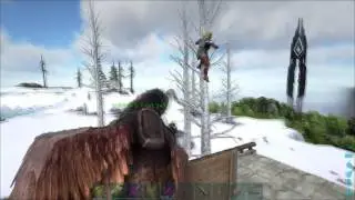 Trapdoors are good for Flying mounts - Ark Ragnarok