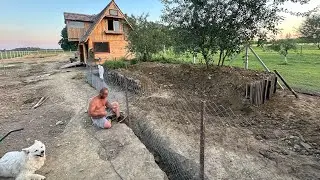 Izgradnja nastambe za držanje kunica u slobodnom uzgoju /Construction for keeping free-range rabbits