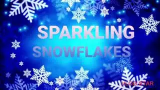 Sparkling snow flakes.....