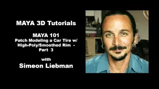 Maya   Patch Modeling a Car Tire Rim   Part 3
