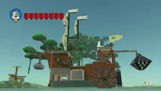 Piggy Pirate Ship - Angry Birds - Lego Worlds