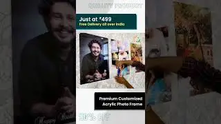 Personalized Glossy Acrylic Photo Frames