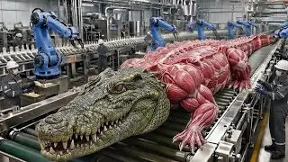 Inside the Massive Crocodile Meat Factory &mdash; You&rsquo;ve Never Seen This (Full Process)