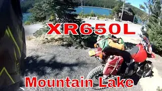 Exploring High Mountain Lakes On A Thrilling Xr650l Dual Sport Motorcycle Adventure
