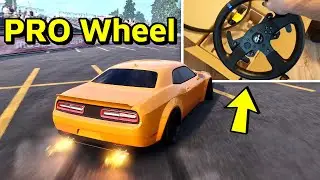 I got PRO Steering wheel for Drifting!