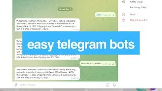 Как создать бота Telegram за 2 минуты или меньше (навыки кодирования не требуются)