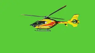 Helicopter green screen video// chroma key vfx video