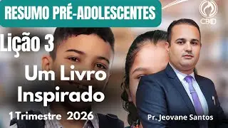 EBD- Um Livro Inspirado - Li&ccedil;&atilde;o 3 Pre-adolescentes #ebd