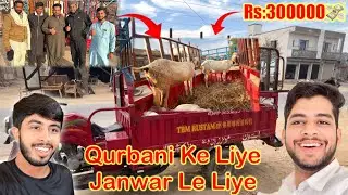Alhamdulillah Qurbani Ke Liye Janwar Le Liye🥰Zohaib Pendu🥰/Dulha Bhai 