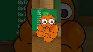 Help Sprunki Dandy's World solve teacher Udin Din Din Dun's math problem | Italian Brainrot Story