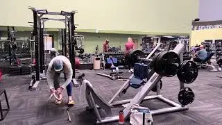 Step four Hack squats, ring, clap push-ups, #pushupking 