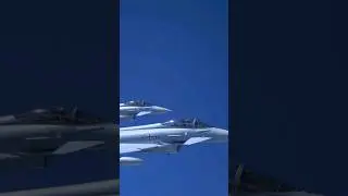 NATO Allied fighter jets in an exercise to respond to airborne threats #nato #shorts