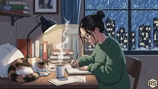 2 Hours Lo-fi Study Music 🌧️ Rainy Night for Focus, Work & Relax