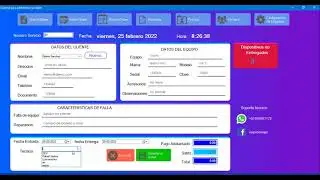 Sistema para taller de CELULARES Y LAPTOPS GRATIS  2022- gestiona ordenes de trabajo diario.