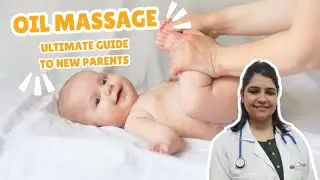 How to Massage Your Newborn Baby|Baby Massage|FIT KIDS Dr Manisha Rathi