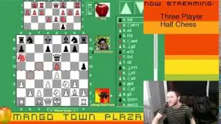 Three Player Half Chess - Chess Variants Ep. 131