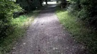 Coming to the Catoctin Aqueduct on the C&O Canal