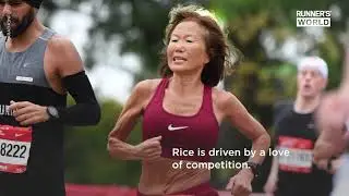 Jeannie Rice Sets Half Marathon World Record   Masters Running