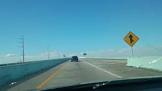 Driving from key Largo to Homestead 