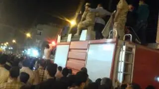 جنازة الشهيد النقيب ( احمد سلامة ) شهيد مدينة منوف