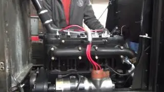 Erster Start des Motors Austro Fiat 60.427 der Feuerwehr Lustenau (Video 2)