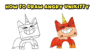 How to Draw Angry Unikitty with Markers &ndash; Beginner's Guide to Drawing
