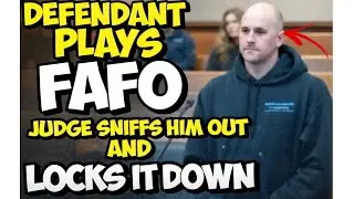 Defendant Plays FAFO &mdash; Judge Sniffs Him Out And LOCKS IT DOWN